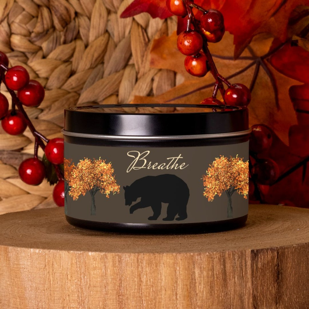 Breathe in Candle Tin 8oz Autumn Collection