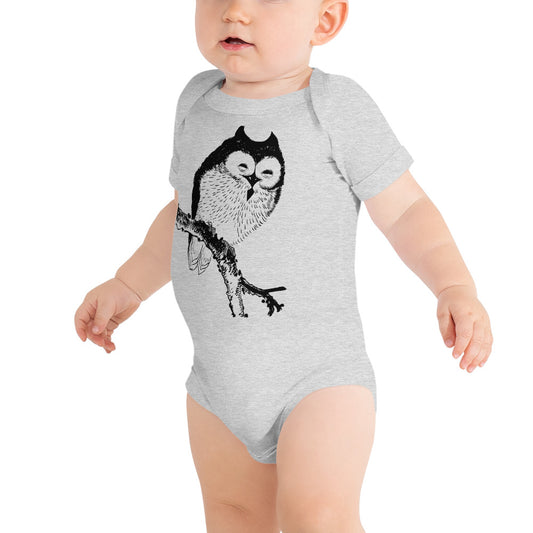 Baby Owl Short Sleeve One Piece
